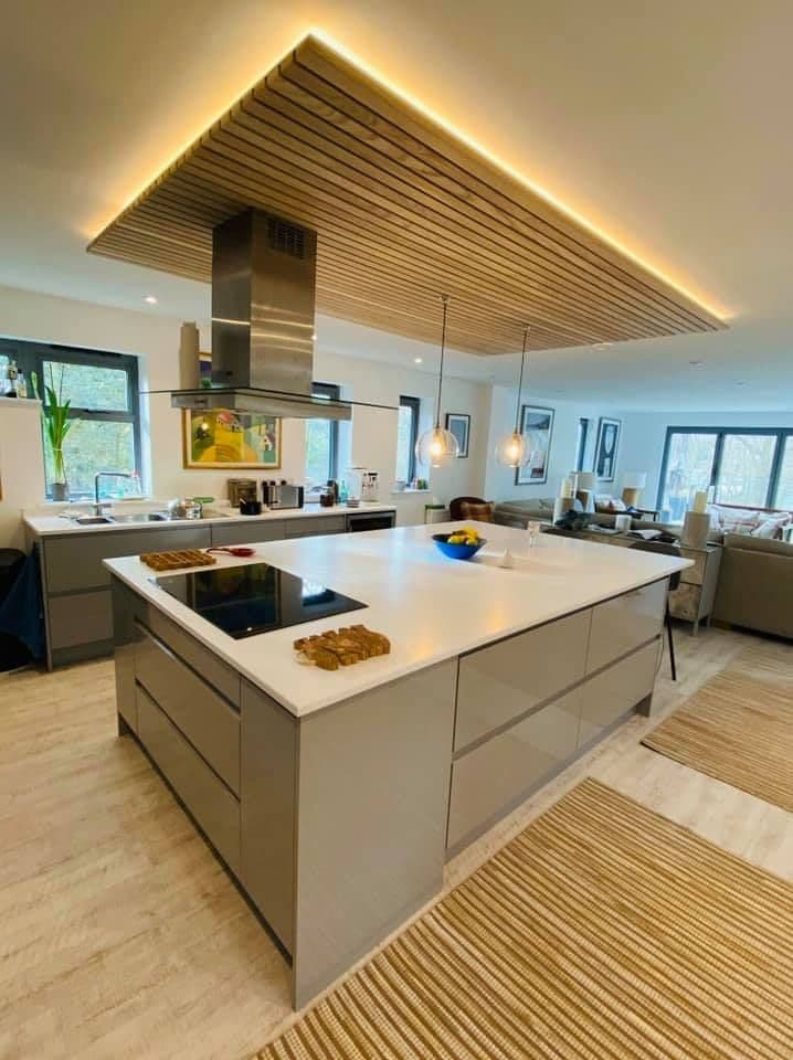 Bespoke timber ceiling work by Dunstone Developments